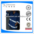 EN471/ANSI mens blue reflective raincoat